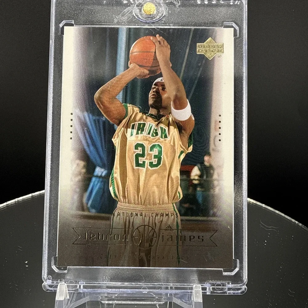 2003-04 Upper Deck LeBron James Irish Rookie Card SSP